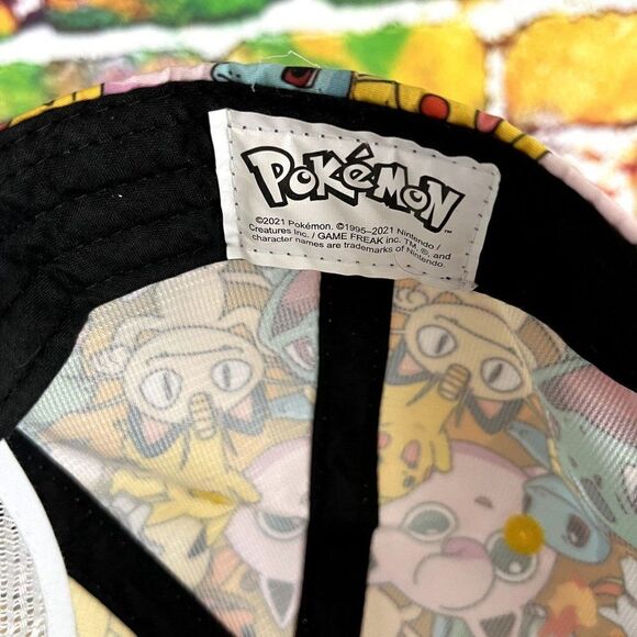 Pokemon Character Collage Baseball Style Hat Cap One Size - Picture 7 of 8